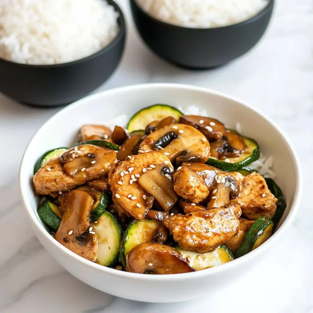 Panda Express Mushroom Chicken Copycat Recipe - Recipe Image