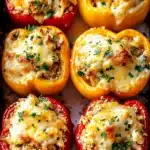 Cheesy Chicken Stuffed Peppers Recipe