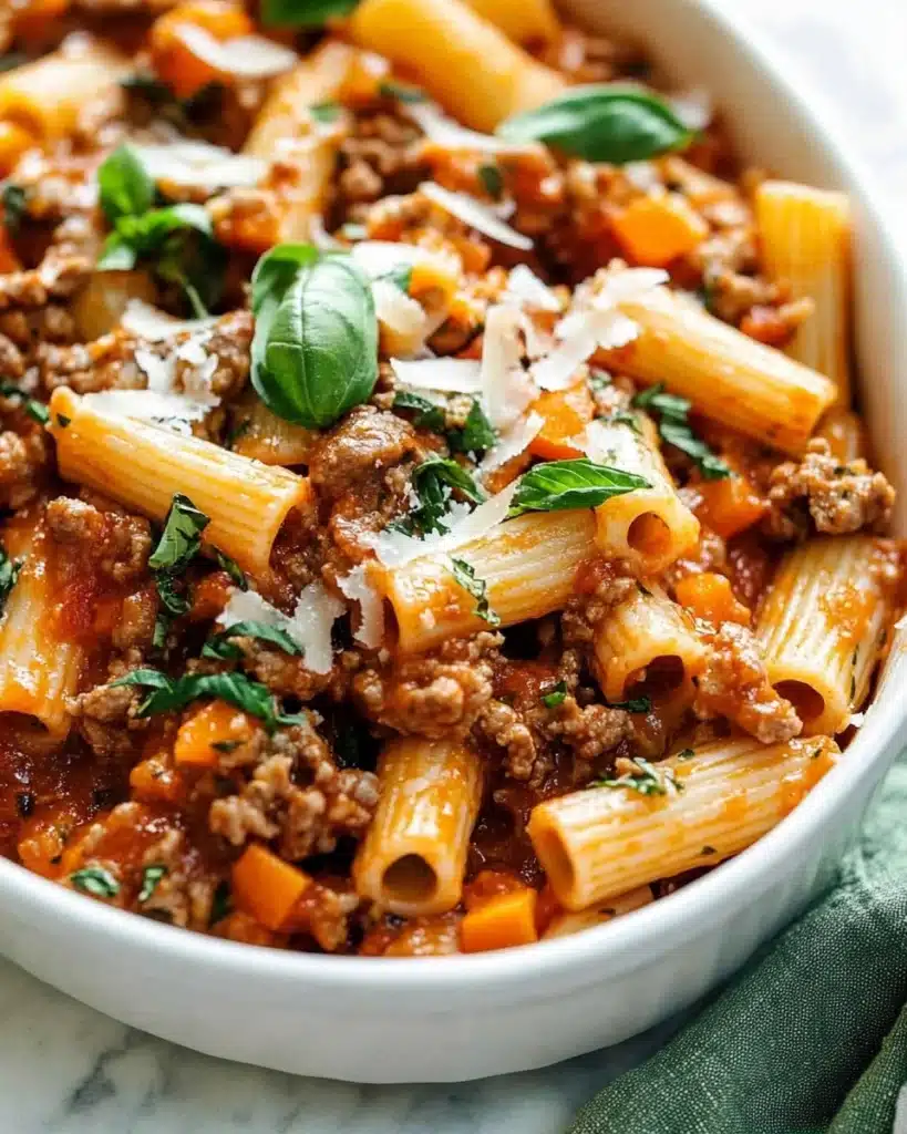 Spicy Sausage Rigatoni Recipe