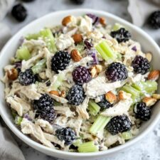 Low Carb Blackberry Cottage Cheese Chicken Salad Recipe-image
