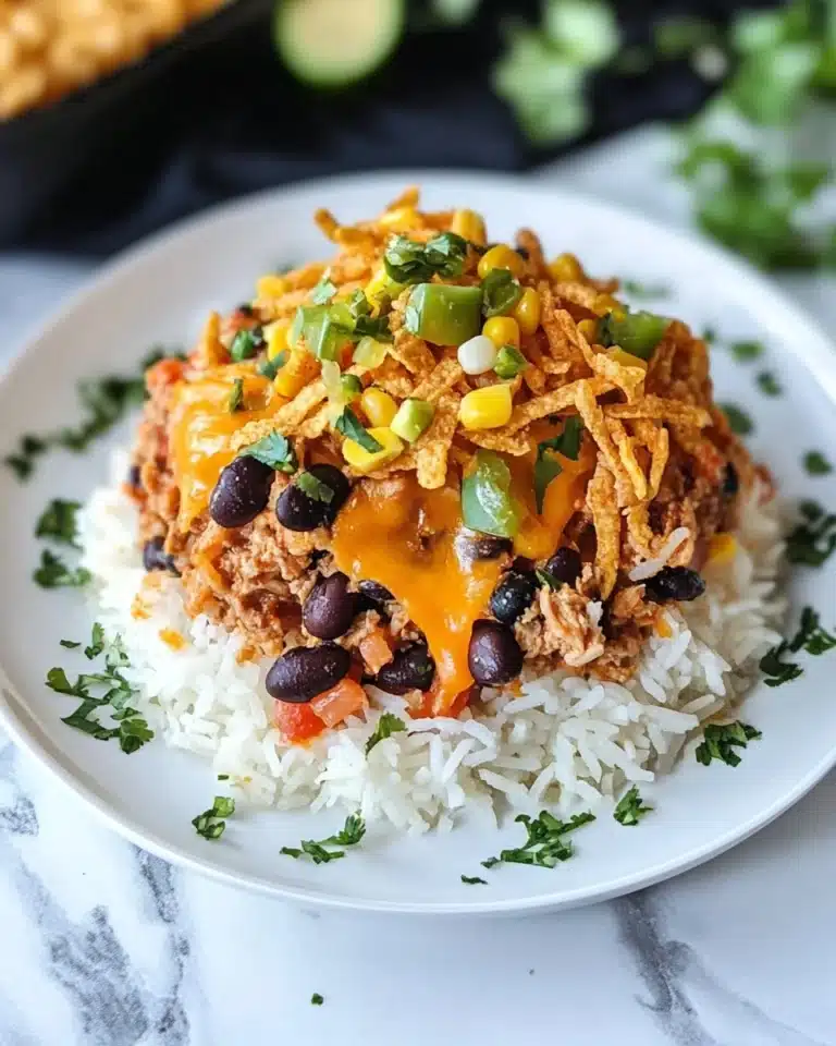 Shredded BBQ Chicken Casserole Recipe