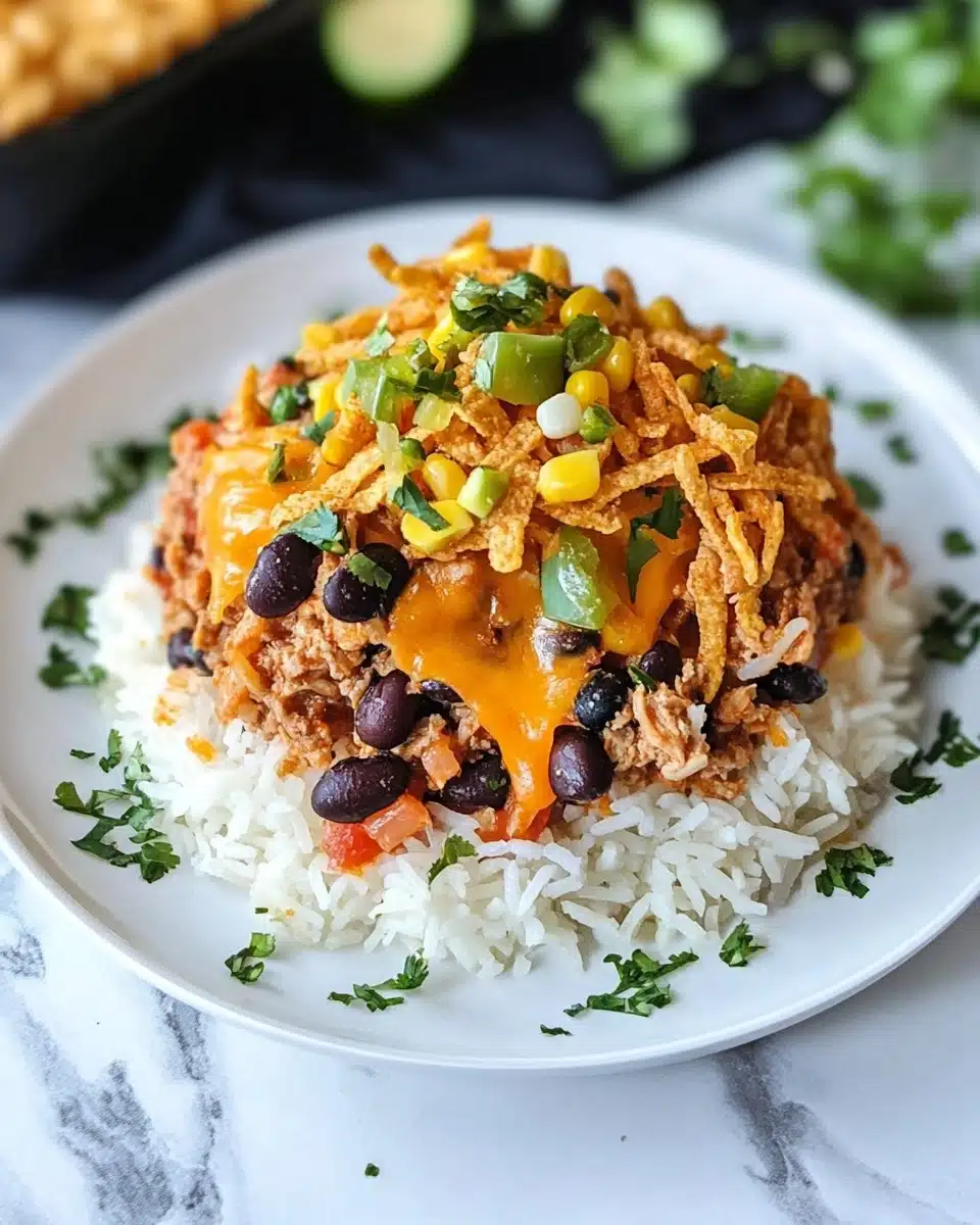 Shredded BBQ Chicken Casserole Recipe
