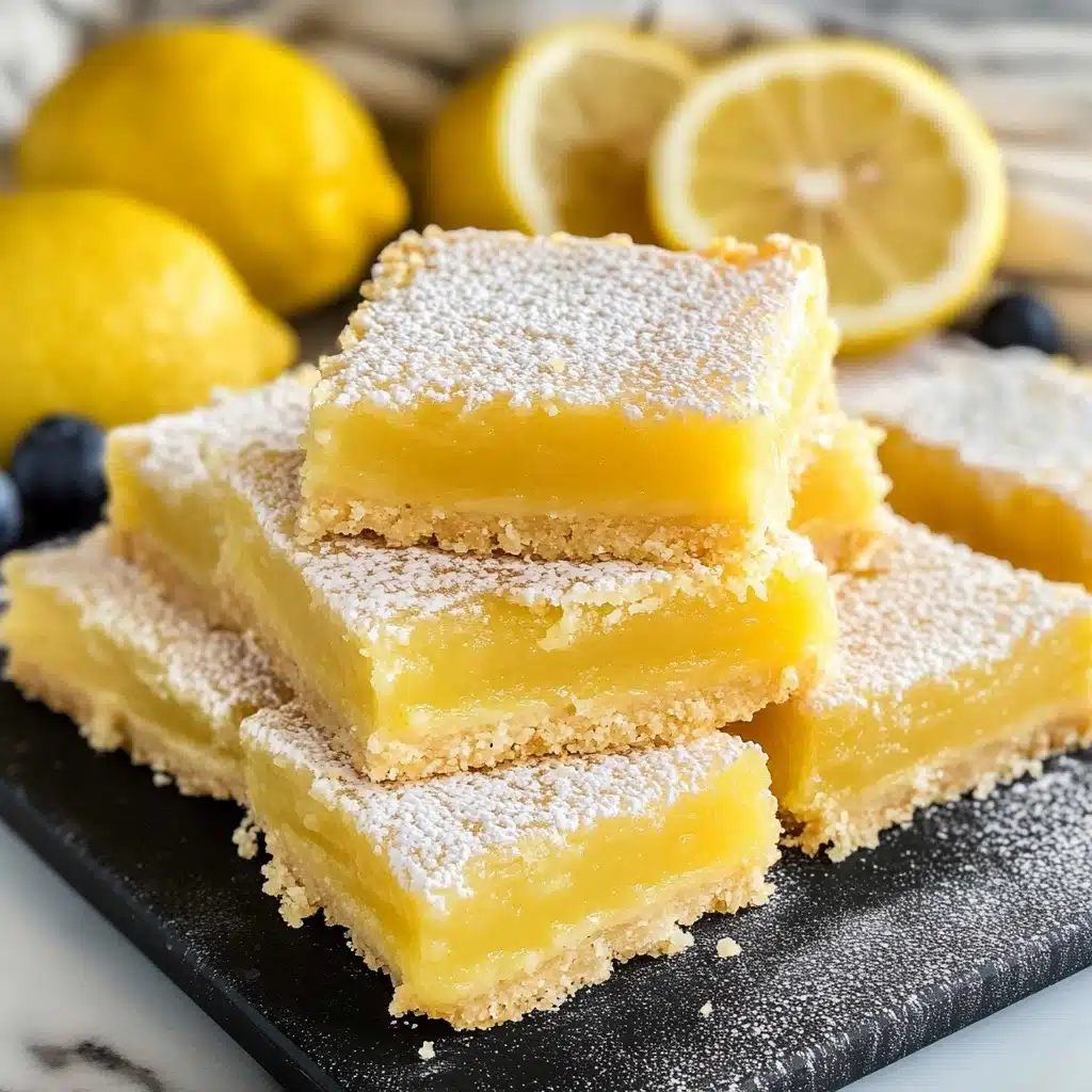 Easy Gluten Free Lemon Bars Recipe - Recipe Image