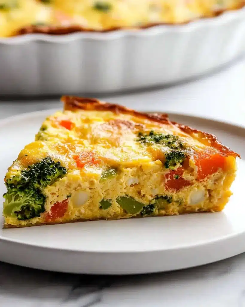 Healthy Vegetable and Bacon Frittata Recipe