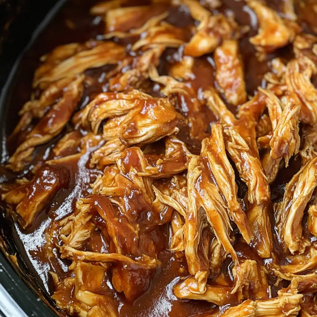 The Best Crockpot BBQ Chicken Recipe - Recipe Image