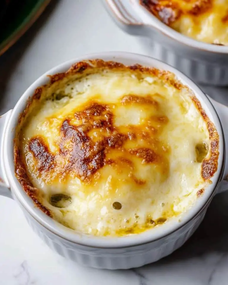 Chile Relleno Soup with Cheddar and Cream Cheese Recipe