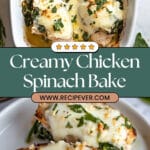 Chicken Spinach Bake Recipe