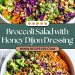 Broccoli Salad with Honey Dijon Dressing Recipe