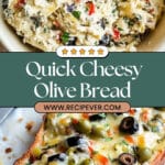 Olive Cheese Bread Recipe