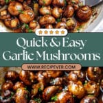 Garlic Mushrooms Recipe