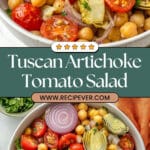 Tuscan Artichoke Tomato Salad Recipe