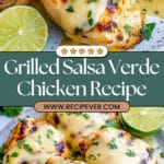 Grilled Salsa Verde Chicken with Pepper Jack Recipe