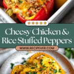 Cheesy Chicken Stuffed Peppers Recipe