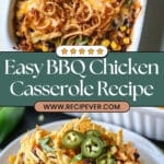 Shredded BBQ Chicken Casserole Recipe