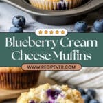 Blueberry Cream Cheese Muffins Recipe