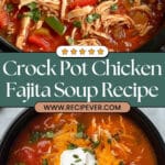 Crock Pot Chicken Fajita Soup Recipe