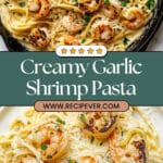 Creamy Garlic Shrimp Pasta Recipe