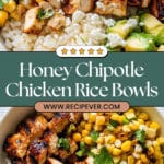 Honey Chipotle Chicken Rice Bowls Recipe