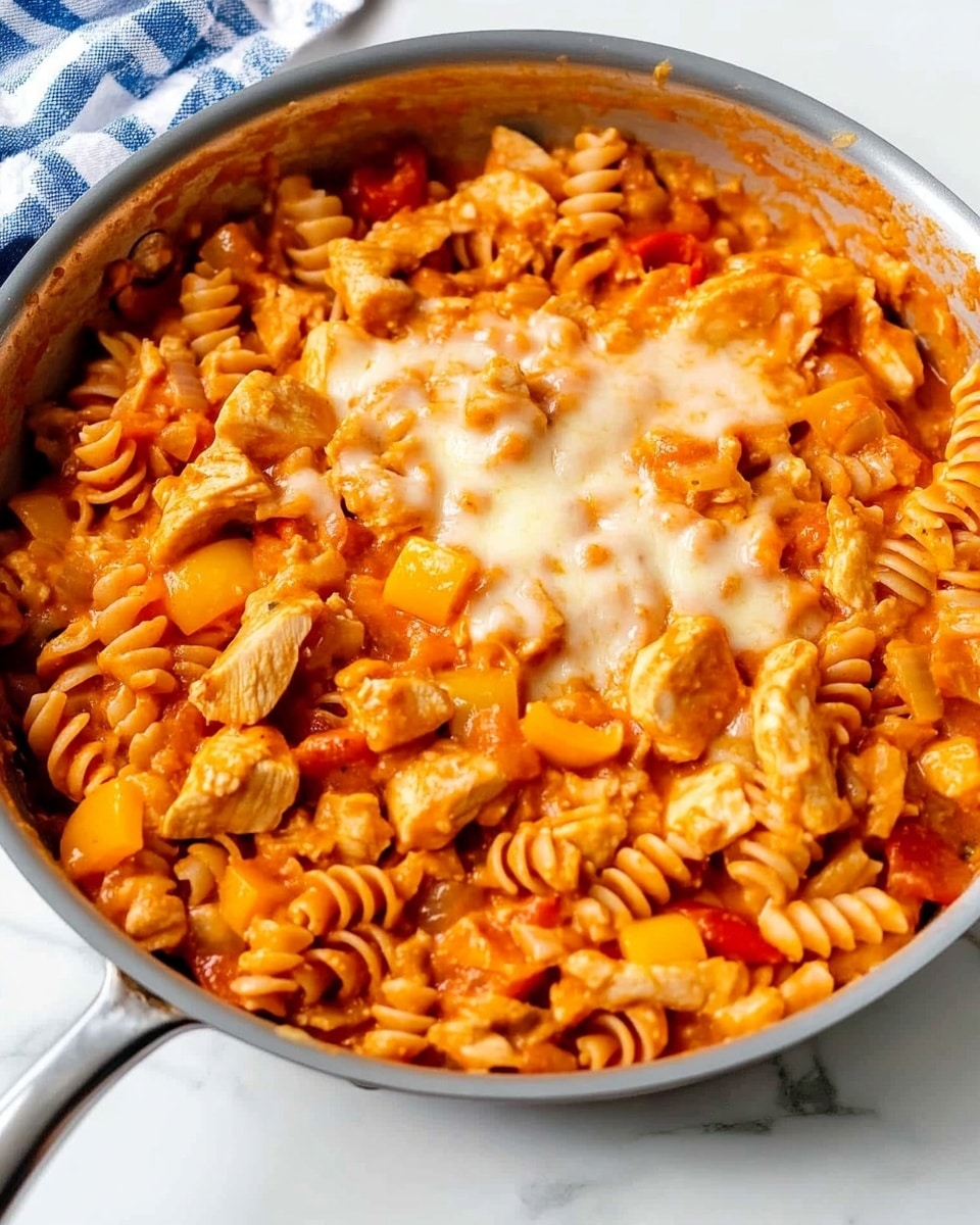 One-Pan Chicken Fajita Pasta Recipe