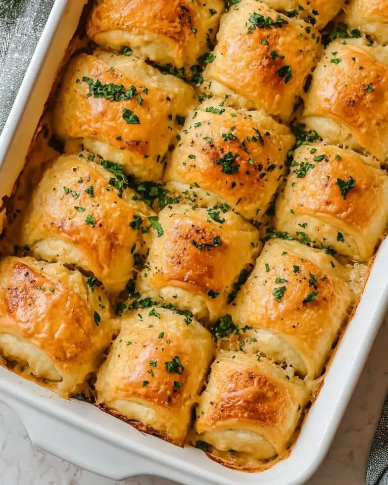 Cheesy Chicken Crescent Roll Bake Recipe