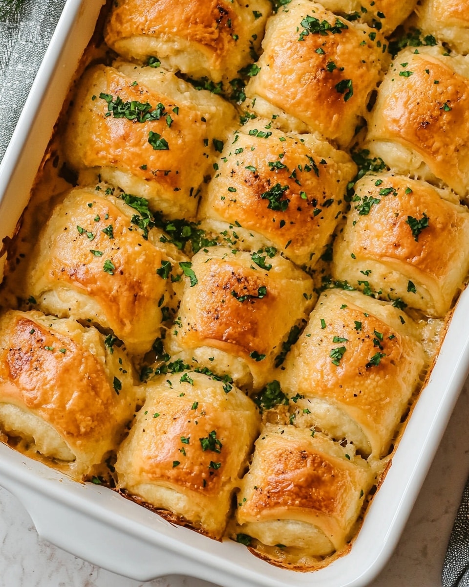 Cheesy Chicken Crescent Roll Bake Recipe