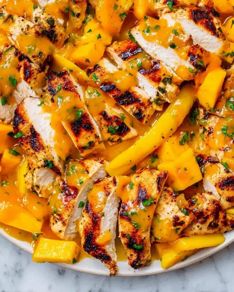 Grilled Mango Pineapple Chicken Recipe