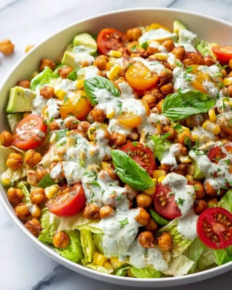 Honey Roasted Chickpea and Avocado Salad Recipe