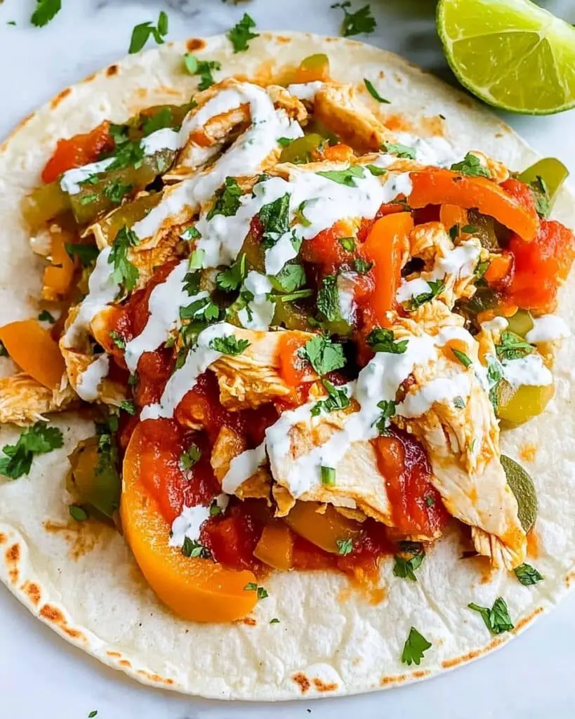 Slow Cooker Chicken Fajitas Recipe