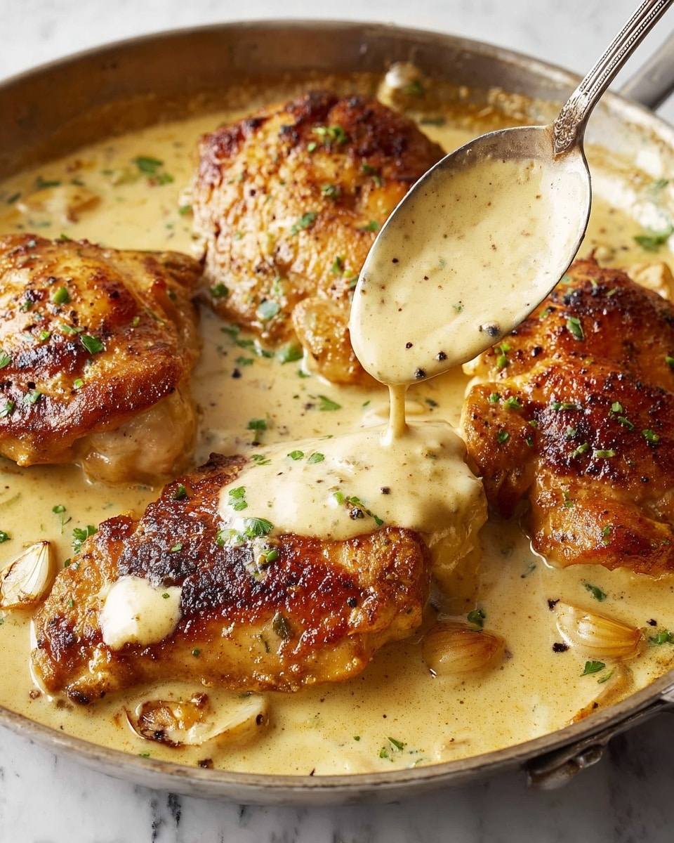Creamy Garlic Chicken Recipe