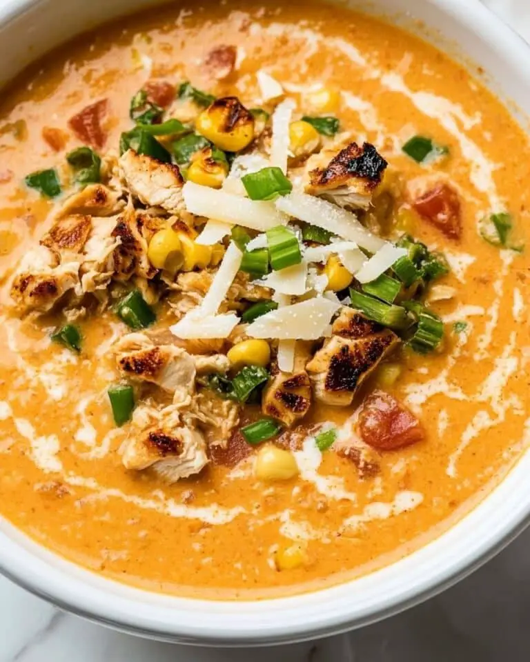 Creamy Cajun Chicken Pasta Soup Recipe