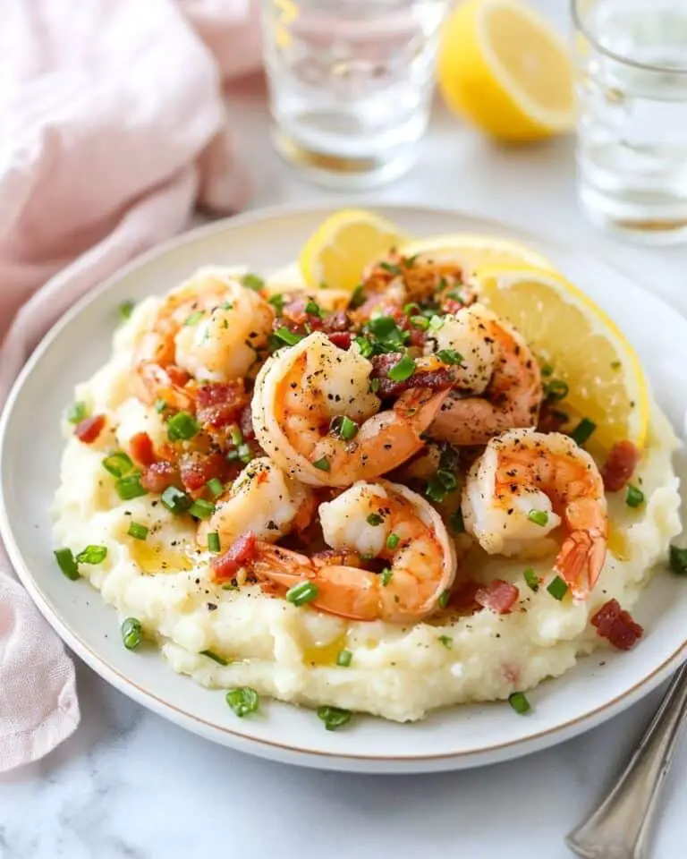 Low Carb Keto Shrimp and Grits Recipe