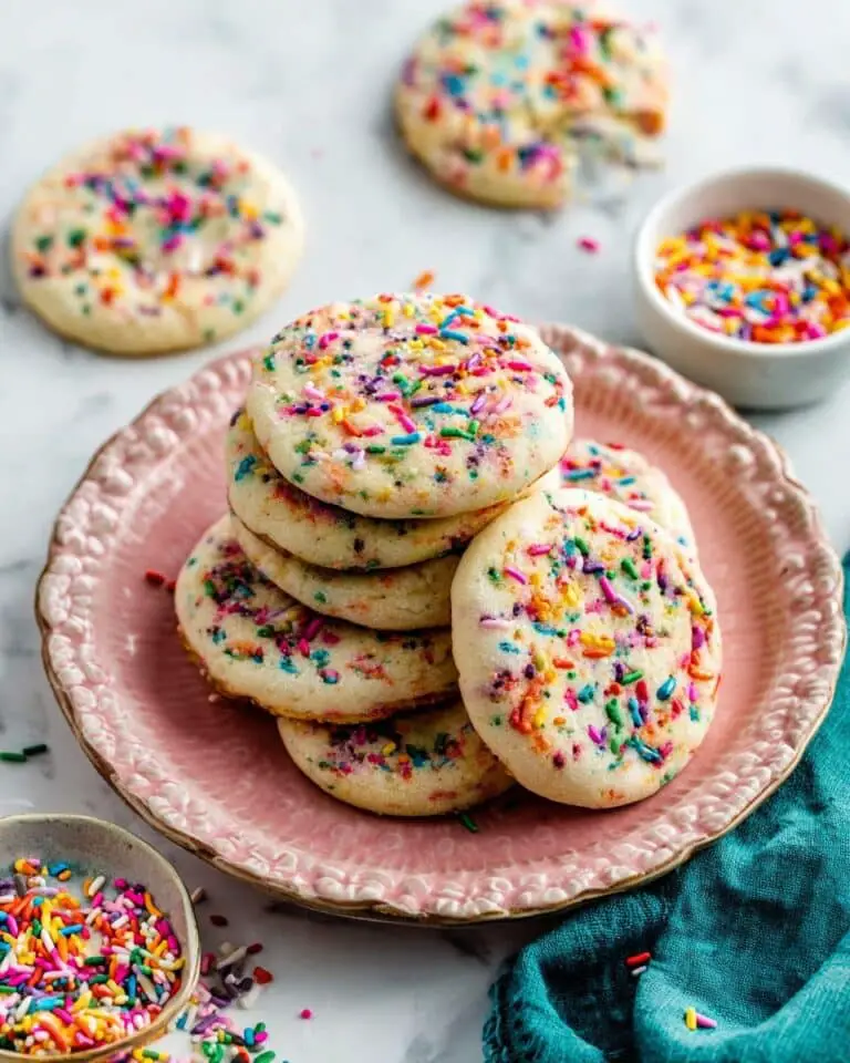 Drop Style Sprinkle Sugar Cookies Recipe