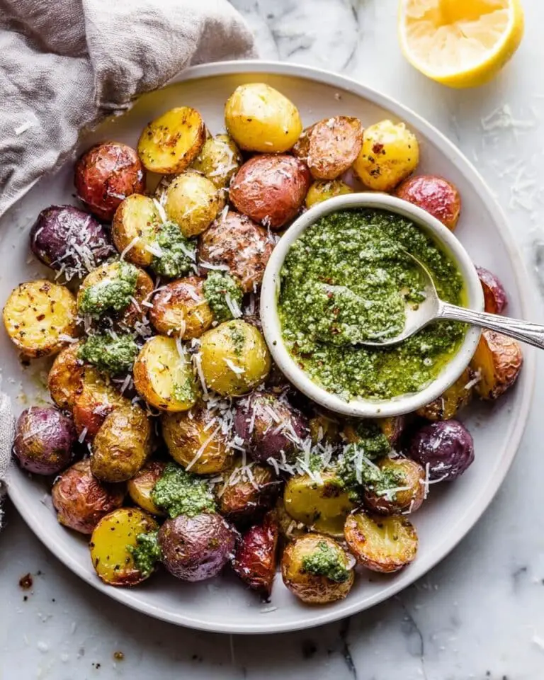 Parmesan Pesto Roasted Potatoes Recipe