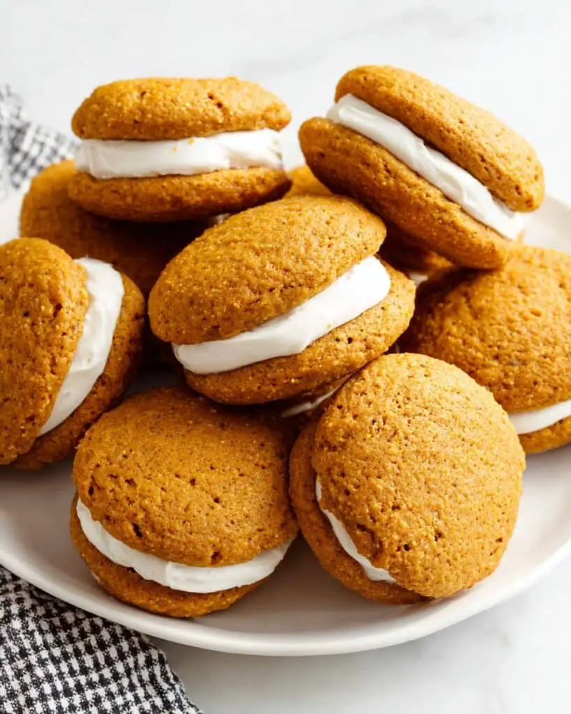 Pumpkin Whoopie Pies with Cream Cheese Filling Recipe