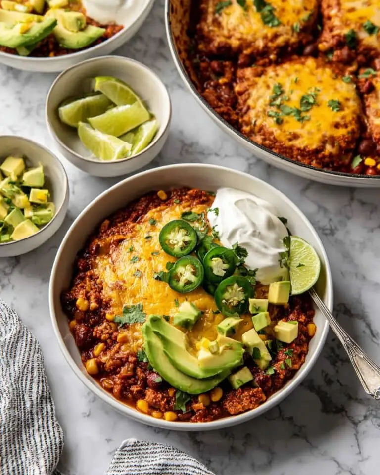 Chili Cornbread Casserole Recipe