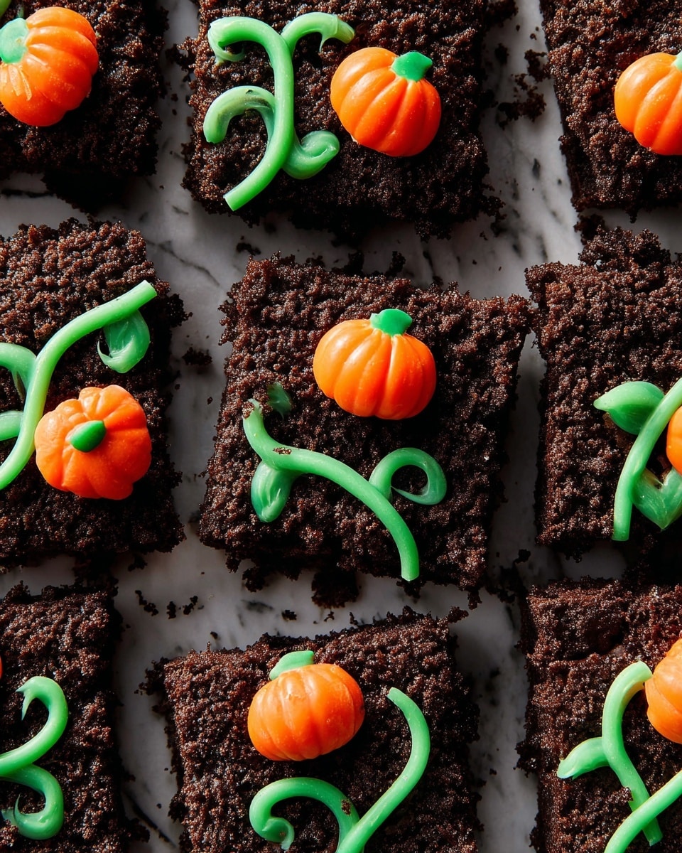 Pumpkin Patch Brownies Recipe