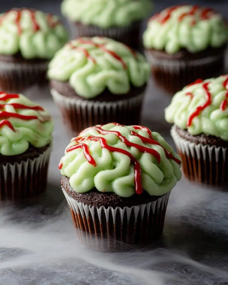 Zombie Brain Cupcakes Recipe