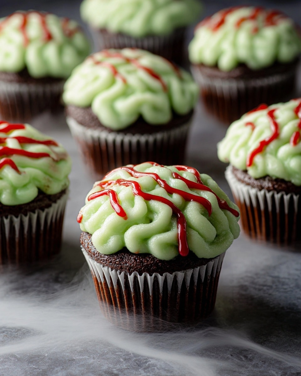 Zombie Brain Cupcakes Recipe