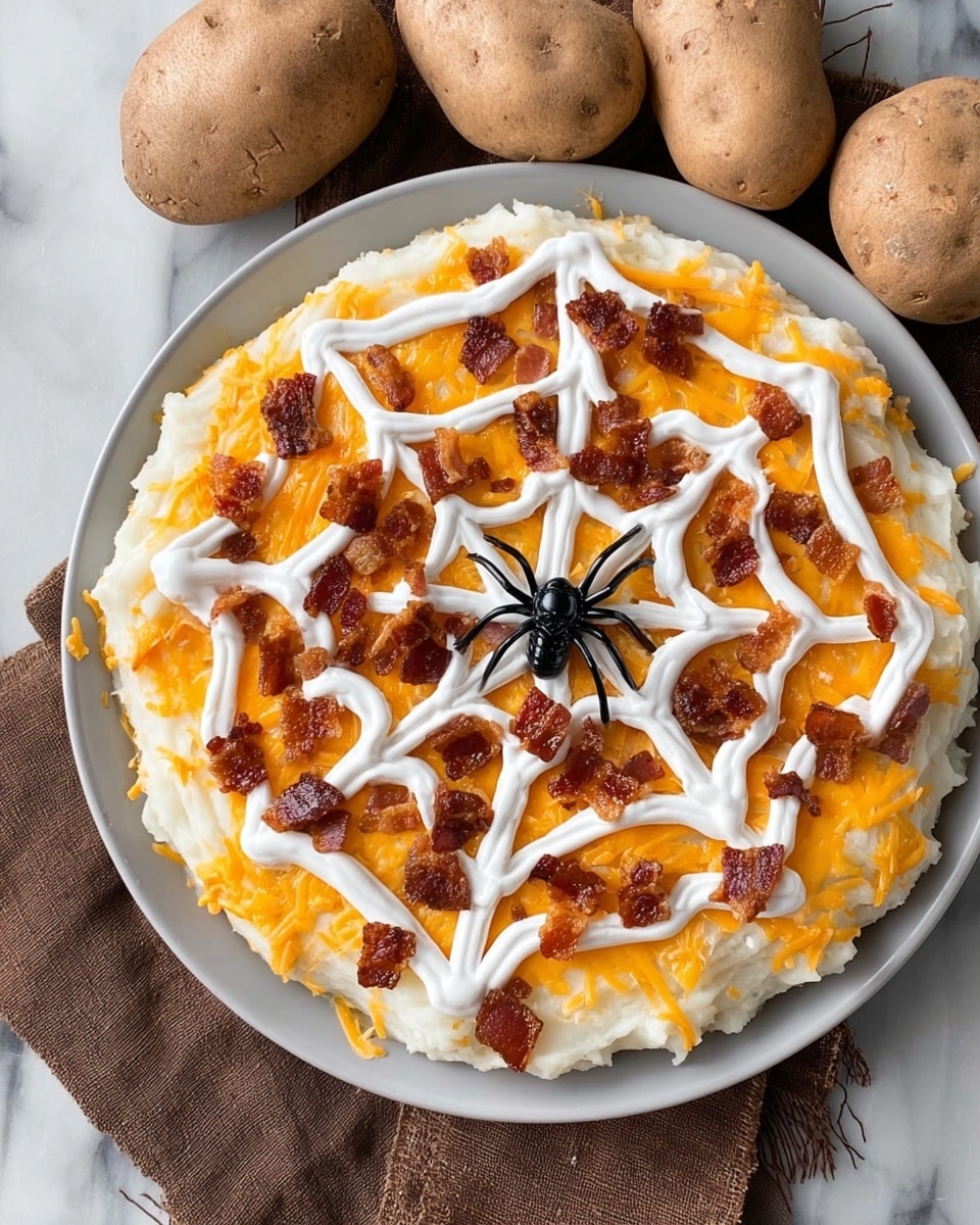 Spooky Loaded Mashed Potato Casserole Recipe
