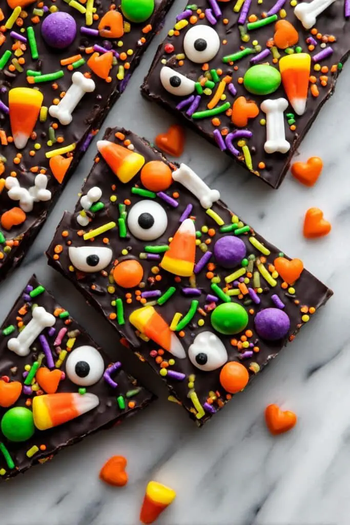 Halloween Chocolate Bark Recipe
