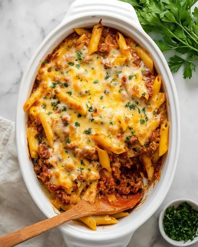Slow Cooker Baked Ziti Recipe
