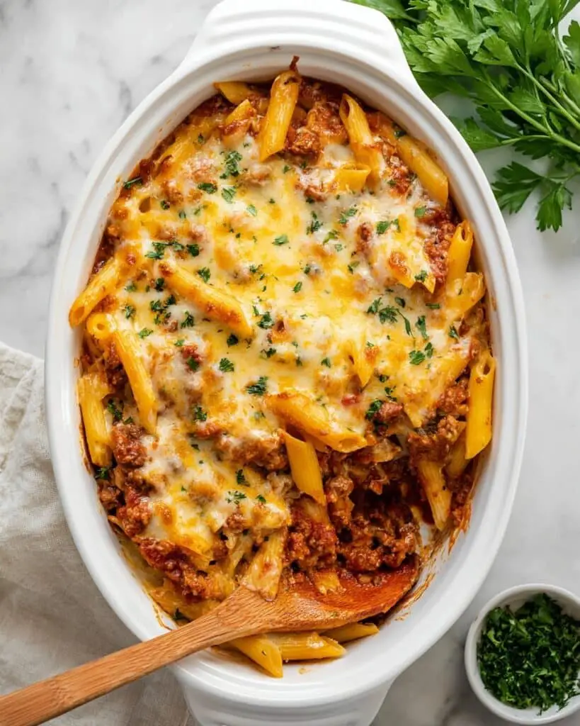 Slow Cooker Baked Ziti Recipe