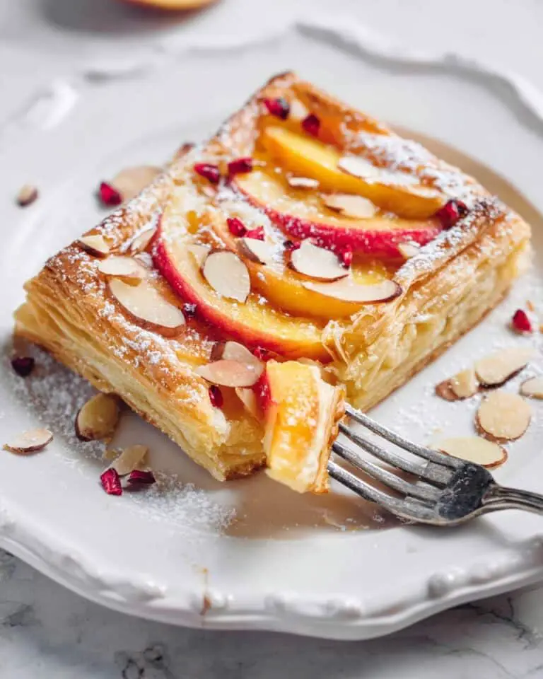 Easy Puff Pastry Pear Tarts Recipe