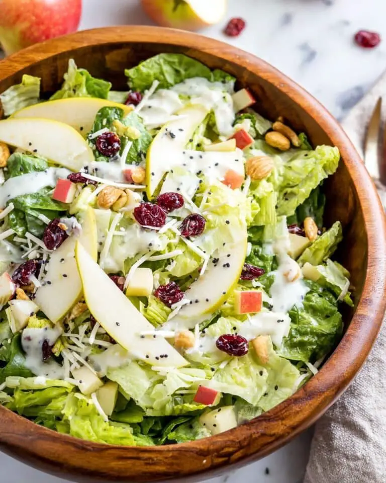 Pear and Apple Salad with Poppy Seed Dressing Recipe