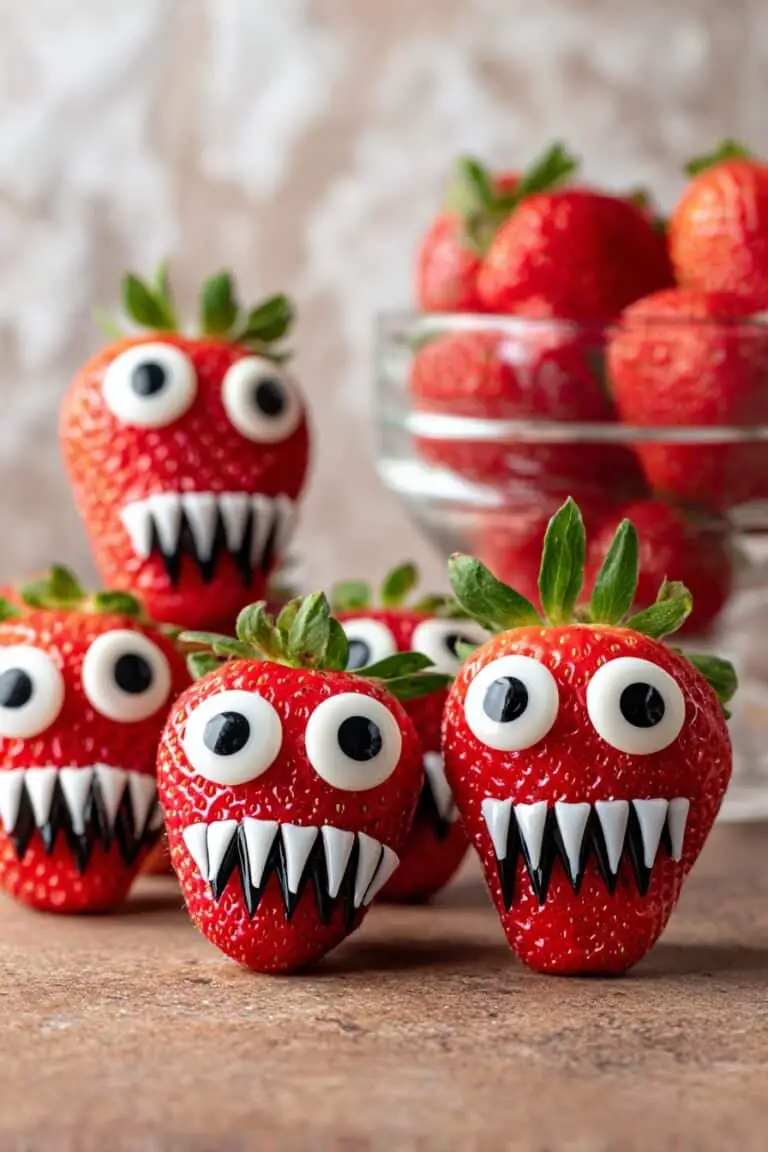 Halloween Strawberry Monsters Recipe