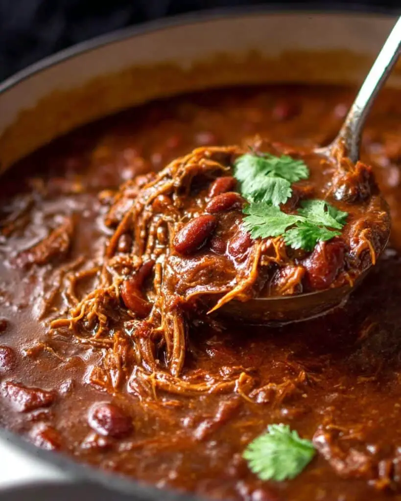 Shredded Beef Chili Con Carne Recipe