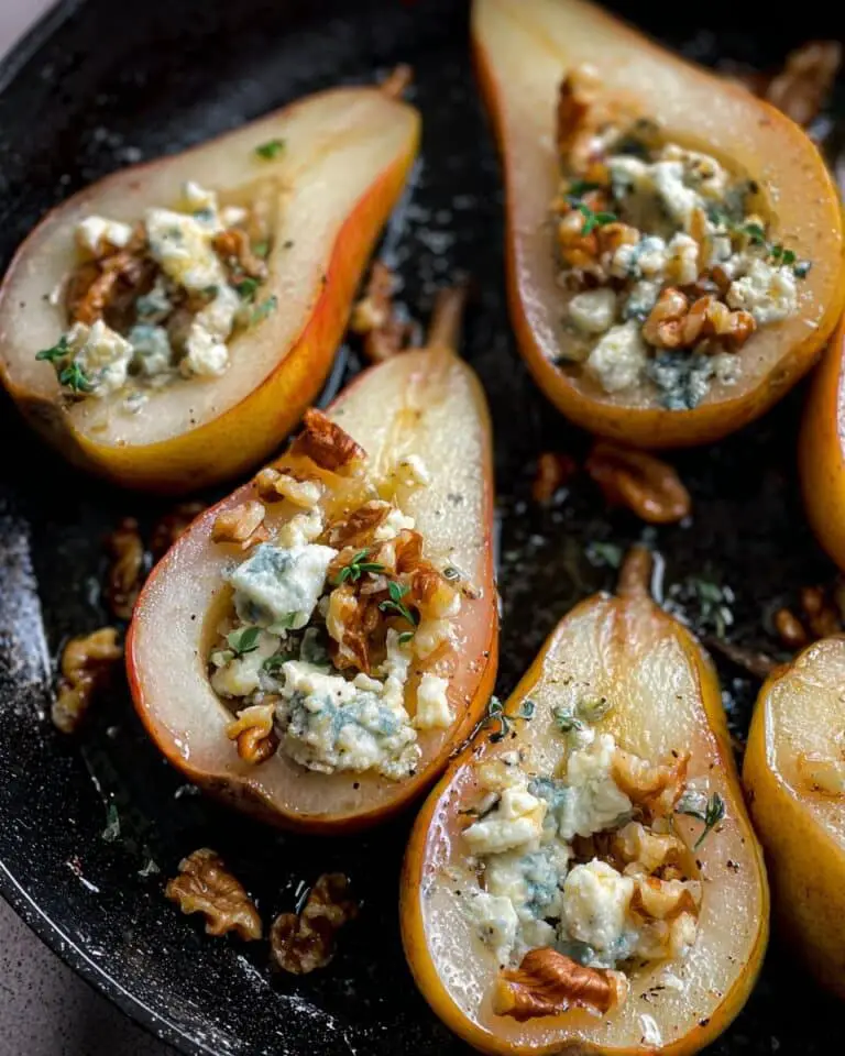 Blue Cheese Stuffed Pears Recipe