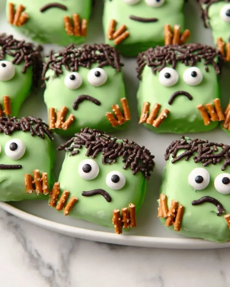 Frankenstein Pretzels Recipe