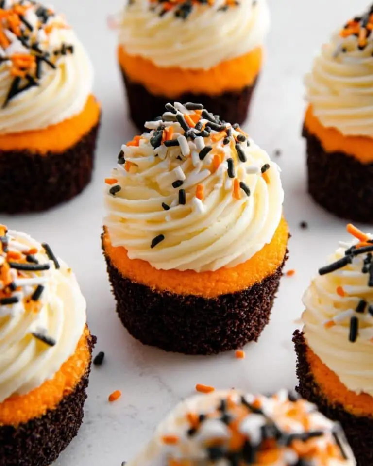 Brownie Cupcake Halloween Treats Recipe