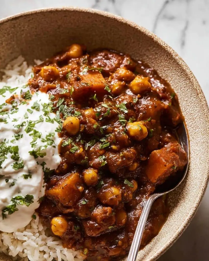Easy Chickpea Curry with Potatoes Recipe